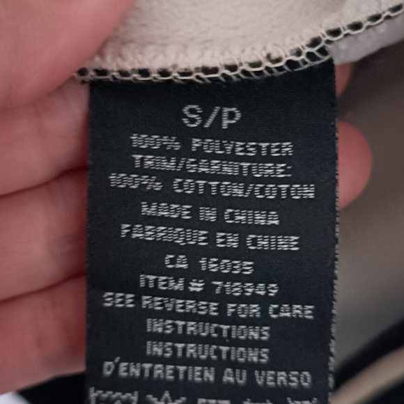 Lady Hathaway Small Black zip up jumper sweater - Picture 4 of 5